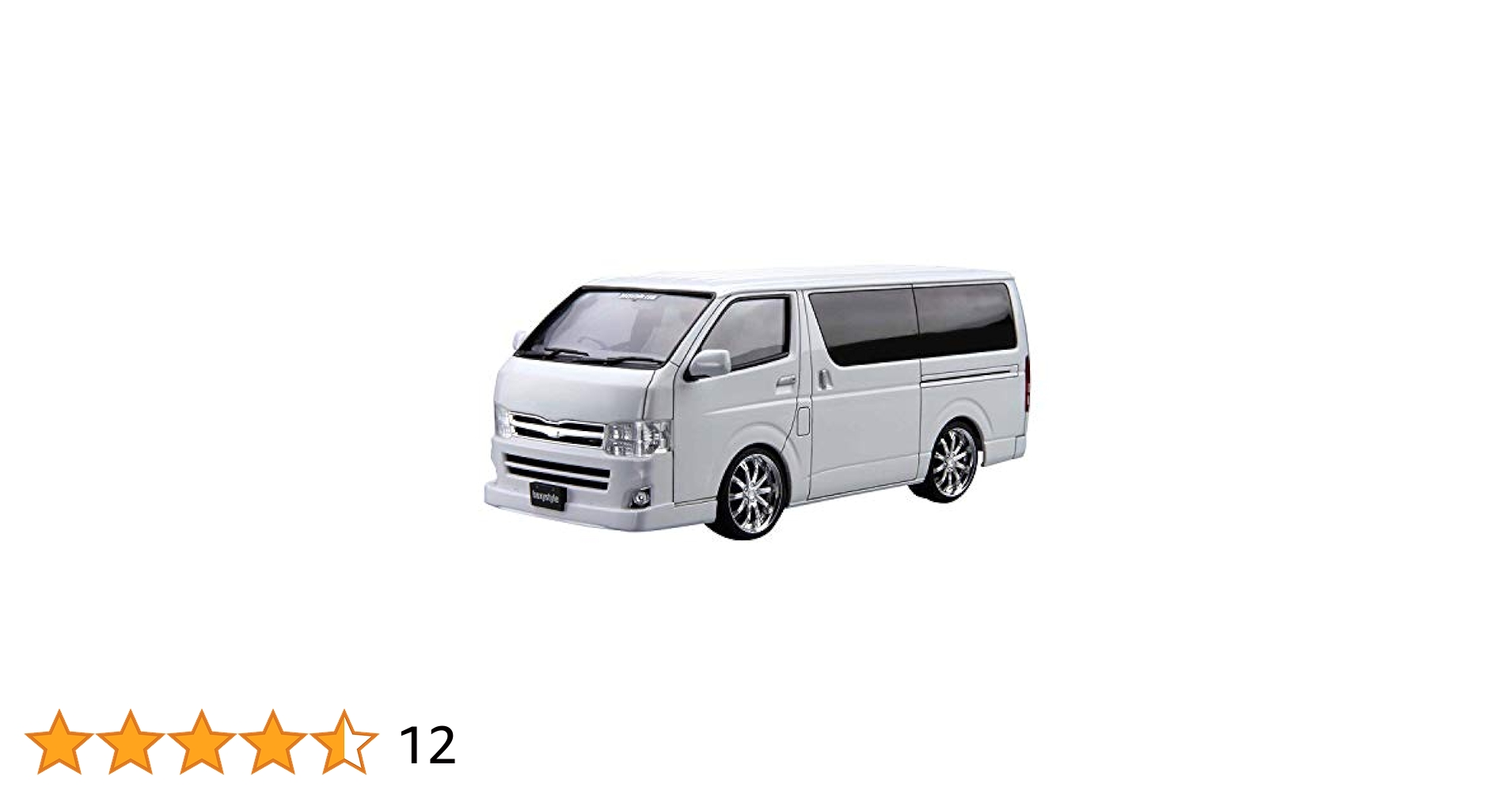 ハイエースプラモデル Amazon.com: Aoshima Toyota TRG200V Hiace Super GL '10 1:24