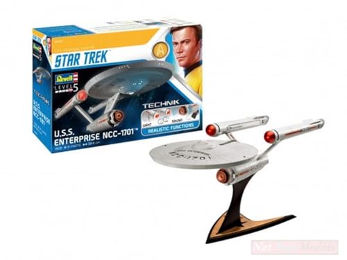  MODELLINO IN SCALA COMPATIBILE CON USS ENTERPRISE NCC-1701 (STAR TREK) KIT 1:600 REVELL RV00454