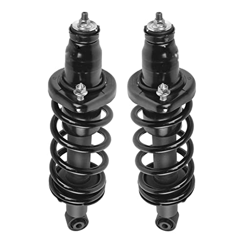 Image of TRQ Rear Shock Strut & Spring LH & RH Set Pair for 01-05 Civic 03-05 Civic & Hybrid