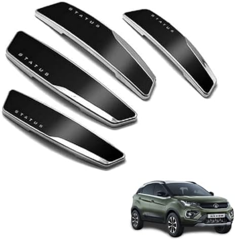 Autokaar Status Car Door Edge Guard Scratch Protector Black Universal for Tata Nexon/Punch/Tiago/Altroz/Harrier/Safari/Tigor/Indica/Sumo/Hexa/Harrier/Nexon EV