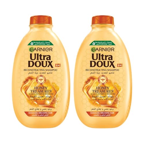 Garnier Ultra Doux Honey Treasures Shampoo 400 ml Pack of 2