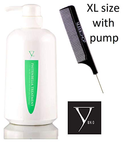 Yuko PHITENBELLA TREATMENT for Dry, Sensitized and Chemically Treated Hair (STYLIST KIT) Phiten Bella (24.7 oz - LARGE PRO SIZE WITH PUMP)