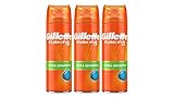 Gillette Fusion5 Ultra Gel à Raser pour Peaux Sensibles pour Homme 75 ml - Lot de 3