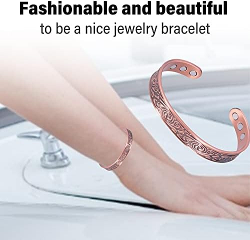 Powerful Magnetic Bracelet for Arthritis Relief and Weight Loss - Ideal for Men and Women, Featuring 6 Magnets for Effective Joint Pain Relief 2 41TrdgR+INS. AC