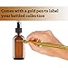 CULINAIRE 2oz Glass Spray Bottles with Gold Pen Marker, Small Fine Mist Spray Bottle, Refillable, Empty, for Hair Spray, Essential Oils, Colognes, and Hand Sanitizers, Amber, Pack of 24