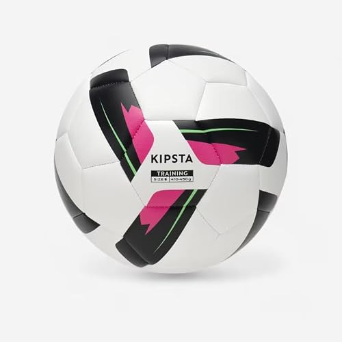 Kipsta Balón de entrenamiento de fútbol F100, tamaño 5, color blanco