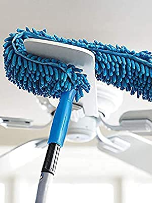 UNIVARSAL BRAND™Foldable Microfiber Fan Cleaning Duster Flexible Fan mop for Quick and Easy Cleaning of Home, Kitchen, Car, Ceiling, and Fan Dusting Brush with Long Rod(BLUE) (B09BYXR3KQ) Amazon Price History, Amazon Price Tracker