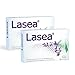 Produktbild Lasea® hilft natürlich abzuschalten, beruhigt und bessert in Folge den Schlaf Pflanzliches Arzneimittel mit speziellem Lavendelöl | 2 x 28 Kapseln