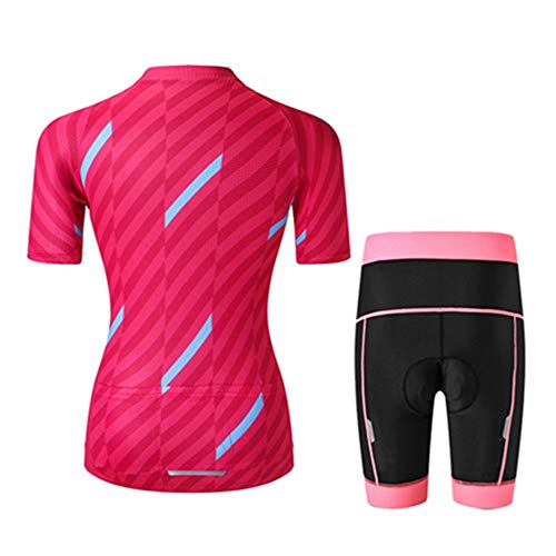 Conjuntos femininos de ciclismo para equipe profissional ciclismo manga curta roupas para ciclismo v