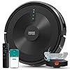 Deenkee Robot Vacuum Cleaner with Mop, 4000Pa Strong Suction Robot Vacuum 7.8cm Ultra-Slim & Schedule & Wifi/APP/Alexa Control, Self-Charging Clean Robot Vacuum and Mop for Floor Carpet