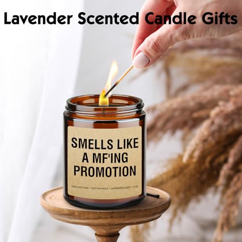 Promotion Gifts for Women, Men, Congratulations Gifts, Congrats New Job Gift, Work Celebration Gift, Job Promotion Present for Coworker, Friend, Boss, Him, HBESTIE Scented Candles