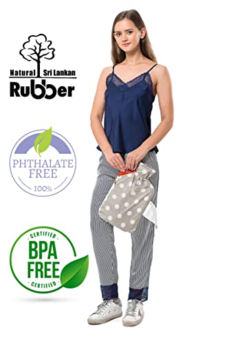 Peterpan Rubber Hot Water Bottles Set, Gifts For The Whole Family - Included: 1 Dog Hot Water Bottle With Cover, 1 Extra Thick Giant Hot Water Bottle With Cover #TOP2