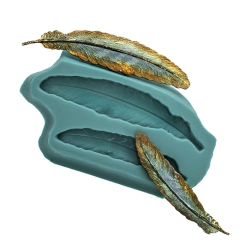 Western Feather Silicone Mold Food Safe Fondant, Candy, Gum Paste,. Craft or Jewelry Mold Resin, Clay