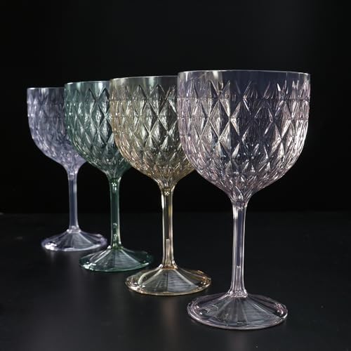 Conjunto de Taças Gim de Plástico 6 Peças, Plasútil