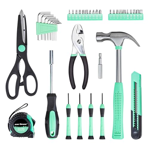 CARTMAN 39-Piece Household Tool Set, Green Hand Kit With Storage Case by CARTMAN - Used condition - Image 2