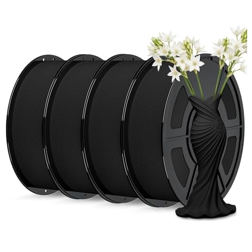 IEMAI Matte PETG Filament 1.75mm 4kg Bundle Black, Smooth Matte Finish 3D Printer Filament with Minimal Layer Lines & Low Warping, +/-0.02mm Dimensional Accuracy