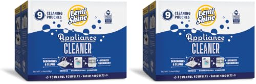 Image of Lemi Shine Appliance Cleaner & Deodorizer - Dishwasher, Washing Machine, and Garbage Disposal Citric Acid Cleaner - 22.5 oz (18 Pack)