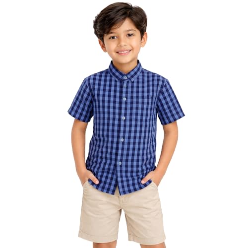 Image of Boys Half Sleeves Cotton Shirts