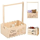 【Breite Anwendung】Der Schrank für Babypartys ist ideal für die Aufbewahrung von Baby-Utensilien. Es hilft frischgebackenen Eltern, leicht zu organisieren und auf Gegenstände zuzugreifen. Es ist praktisch für die Lösung von Aufbewahrungsproblemen, auch es ist eine ideale Kinderzimmerdekoration. Perfekt für Neugeborene, Babypartys, Körbe zum Enthüllen, Brautpartys und Schwangerschaftsgeschenk für frischgebackene Eltern.