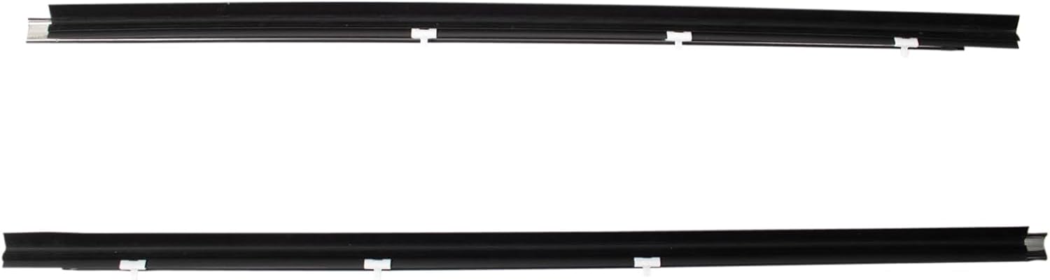 TRQ Door Window Belt Weatherstrip Kit Compatible with 2000-2004 Toyota Tacoma