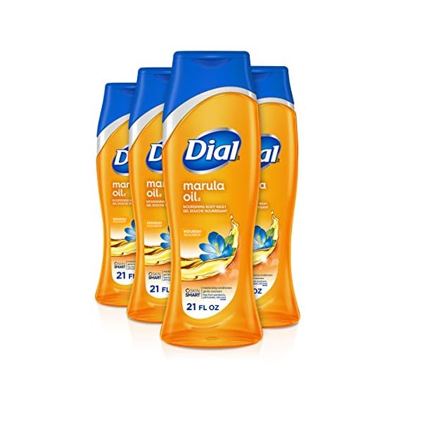Dial-Body-Wash-Marula-Oil-21-Ounce-Pack-of-4 Dial Body Wash, Marula Oil, 21 fl oz (Pack of 4)