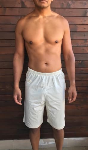 Mens Short Pajama 100% Organic Cotton Lounge Sleep Shorts Bottoms Chemical-Free Soft Hypoallergenic2