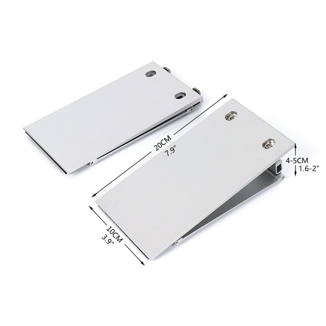 Rampa de Aluminio para Umbral, Rampa Portátil para Silla de Ruedas, Rampa Antideslizante para Minusválidos de Altura Ajustable para Escaleras de Casa, Baño, Cocina
