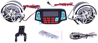 TOOGOO Motorrad Alarm Audio Sound System Stereo Lautsprecher Fm Radio Mp3 Music Player Roller ATV Fernbedienung Alarm Laut...