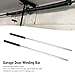Garage Door Spring Winding Bar, Versatile Lightweight and Durable Iron and Rubber Construction, DIY Installation and Repair Tool for Car Sedan SUV RV Garage Doors