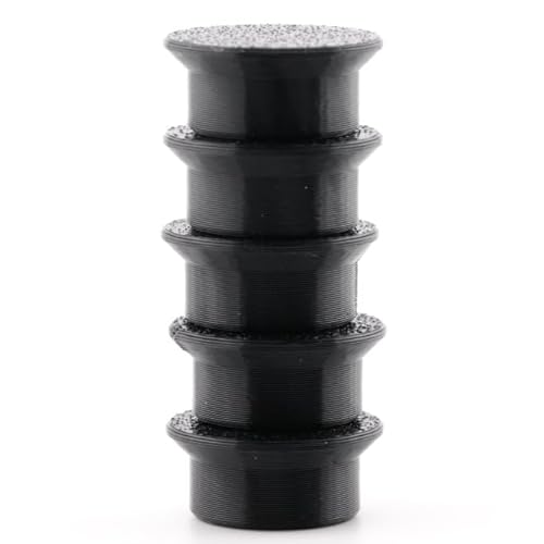 Generic - Protective TPU Caps Multi Pack for Vials | fits 1 ml - 4 ml Vials - Peptide Accessories (Black, 1-4ml (10 Caps))