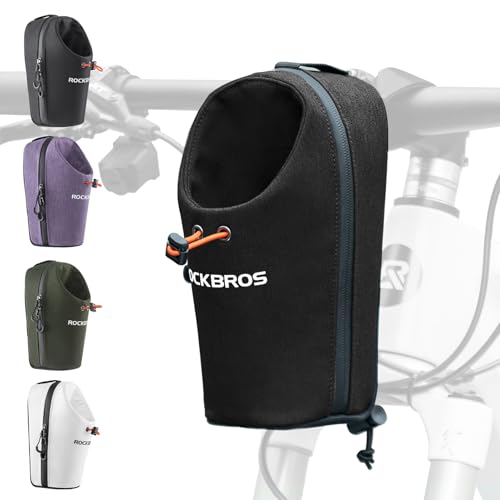 ROCKBROS Electric Scooter Bag Bike Frame Bag Bicycle Water Bottle Bag 1.5L Large Capacity Quick Installation for Mountain Bikes E-Scooters and Folding Bikes
