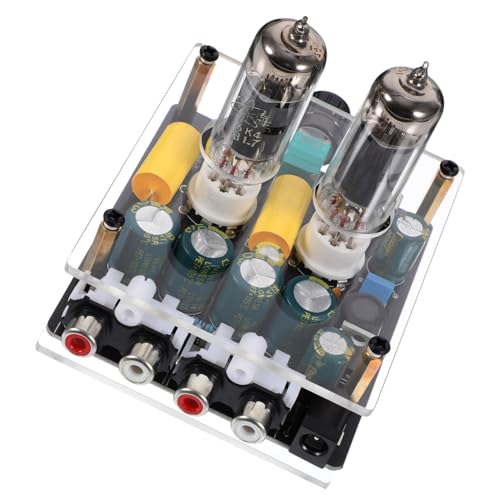 Angoily Vacuum Tube Preamplifier Tube Amp for Record Player Stereo Preamp Hi-fi Audio Amplifier Board