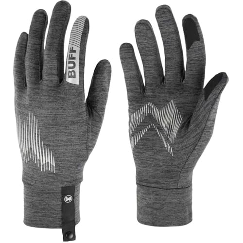 Gants DryFlx Buff noirs taille S pour course à pied de nuit réfléchissants