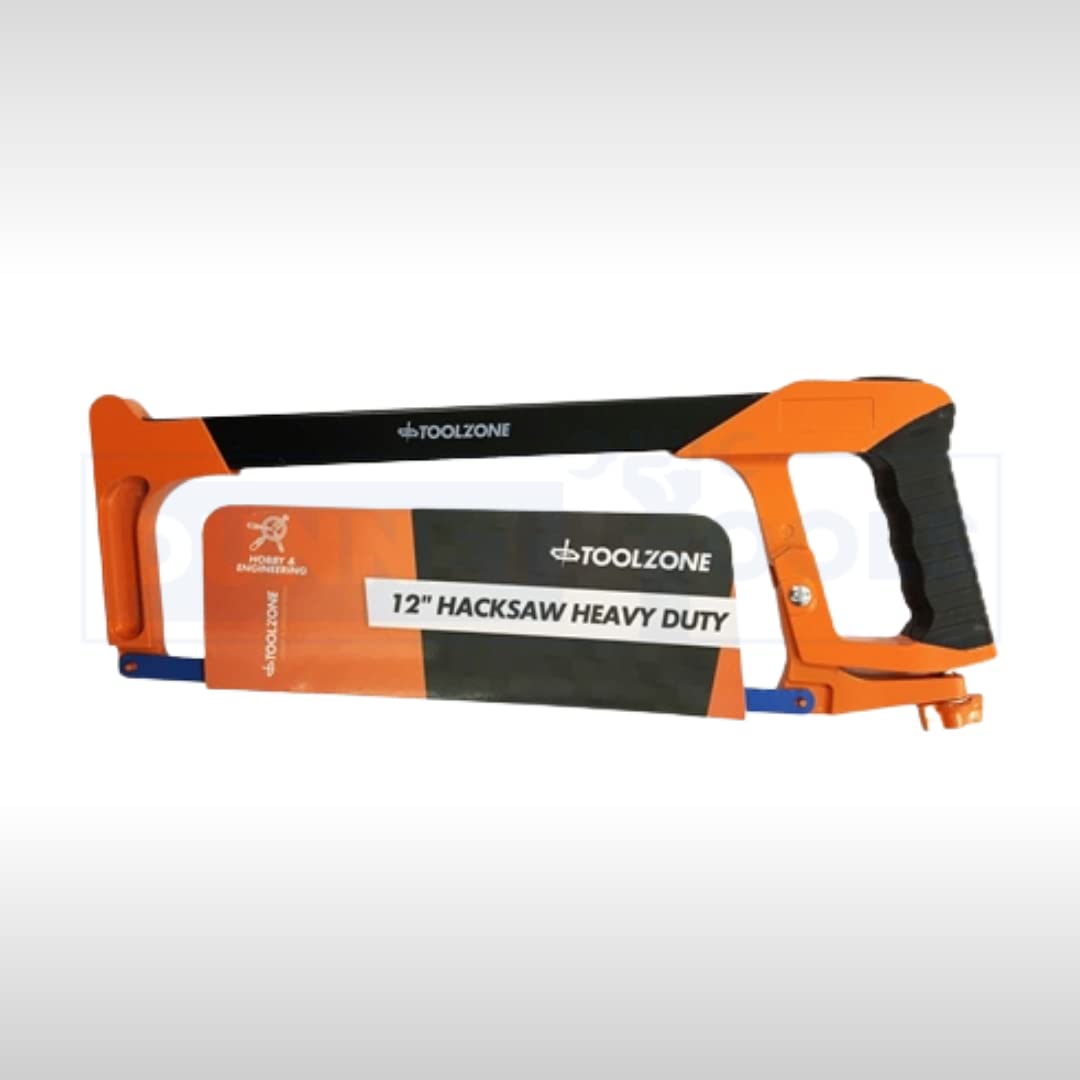 Dunnet Tools Premium Hacksaw - 12 12" Hacksaw For Metal Cutting Ergonomic Comfort Handle Hand Saw Adjustable Tensioner Multifunction Hand Hacksaws With Hacksaw Blades 300Mm Hack Saw To Cut Metal
