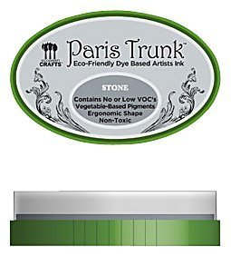 Eco Green Crafts Paris Trunk Dye-Based Artists Ink, Stone