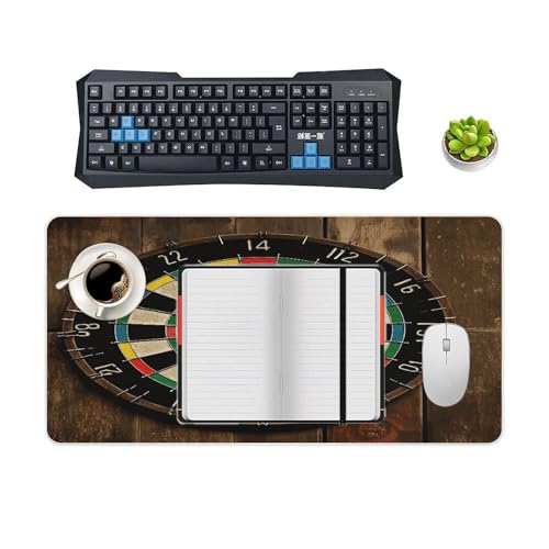 Tapete de escritorio grande para mouse con diseño Dart Board miniatura 4