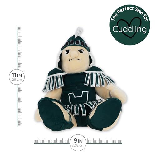 Warm Pals Sparty, Michigan State University Plush, Officially Licensed NCAA — view 4