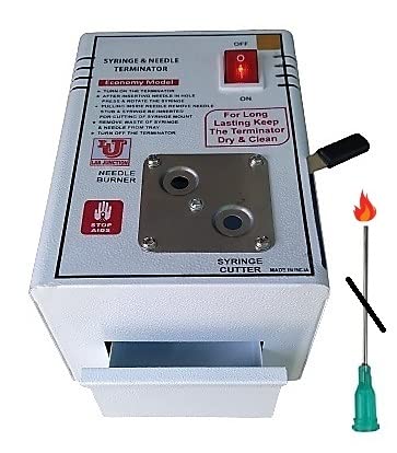 Lab Junction Electrical Needle Destroyer Machine,Surgical Syringe Cutter,Copper Metal Body,Shock Proof,Low Power Consumption,Portable,On/Off Switch, Hospital & Laboratory USE LJ-1095 (B08R1QQ1NB) Amazon Price History, Amazon Price Tracker