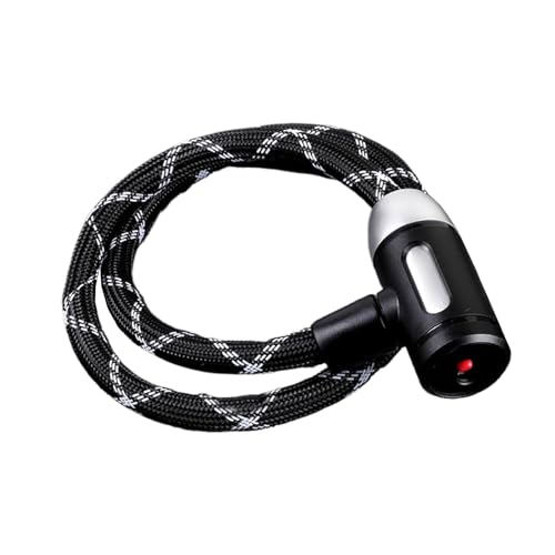 Candado de cable para bicicleta, resistente al agua, resistente al óxido, portátil, para viajes por carretera, motocicleta, scooter, montaña, sendero, escuela, playa, viajes, camping
