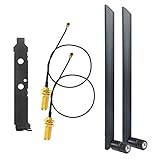 Transferencia de señal estable: la antena WiFi es una placa de circuito impreso de alta calidad que garantiza una calidad de señal máxima y estable. Fácil de instalar y aumentar la potencia de la señal.
