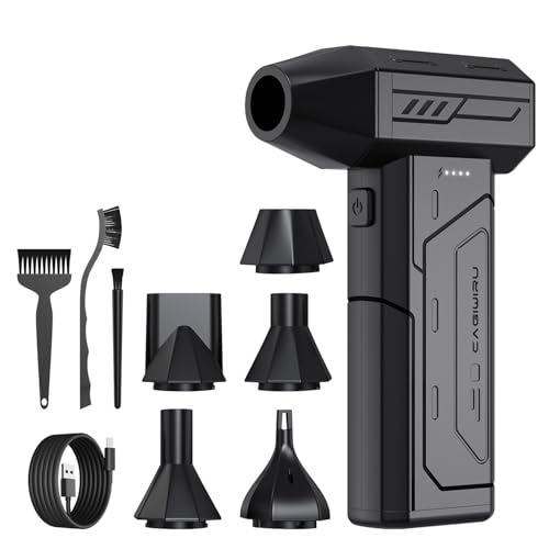 Compressed Air Duster,130000RPM Super Power Cordless Air Duster,Rechargeable Brushless Blower,3 Gear