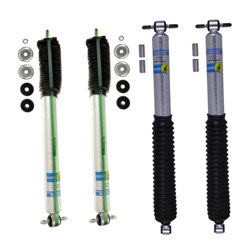 TrendsAuto 5100 Series Set of Front & Rear Monotube Shocks fits 1984-2001 Jeep Cherokee with 5-6