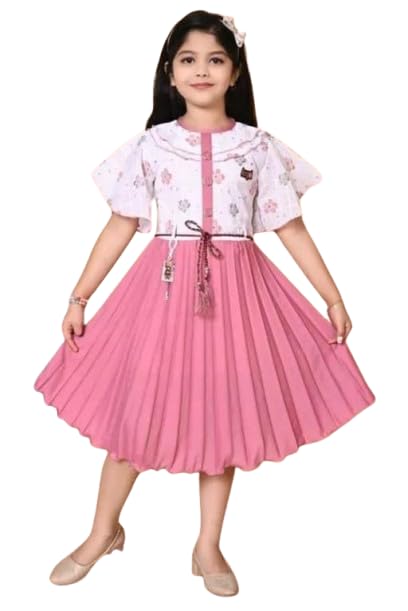 Short Frock Dress Comfortable, Breathable, Lightweight, Skin Friendly Skirt Dress for Kid Girl's | Short Sleeves Cotton Blend - Review, Price and Buying Guide