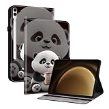 Prodotto di alta qualità Generic Custodia compatibile con Samsung Galaxy Tab S4 10.5 SM-T830 T835 (colore orsi di tè al latte) a portafoglio in pelle con motivo
