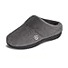 Isotoner Women’s Classic Mixed Microterry Hoodback Slippers, Ash, X-Large/9.5-10 M US