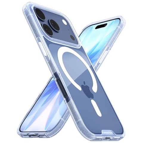 Smartish® iPhone 17 Pro MagSafe Clear Case - Gripmunk Magnetic Slim Case [Lightweight + Protective] Anti-Yellowing Thin Grip Clear Cover for Apple iPhone 17 Pro - Clearly Clear Cover