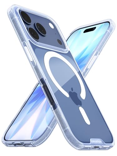 Image of Smartish iPhone 17 Pro MagSafe Clear Case - Gripmunk Magnetic Slim Case [Lightweight + Protective] Anti-Yellowing Thin Grip Clear Cover for Apple iPhone 17 Pro - Clearly Clear