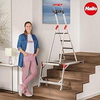 Hailo L100 Topline Set mit TP1 Treppenpodest, 4 XXL-Stufen bis 150 kg – Ansicht 7