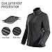 OutdoorMaster Women's 3-in-1 Ski Jacket - Winter Jacket Set with Fleece Liner Jacket & Hooded Waterproof Shell - for Women (Black,S)