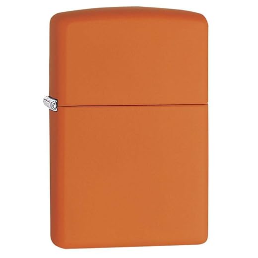 Zippo Orange Matte Lighter - 231